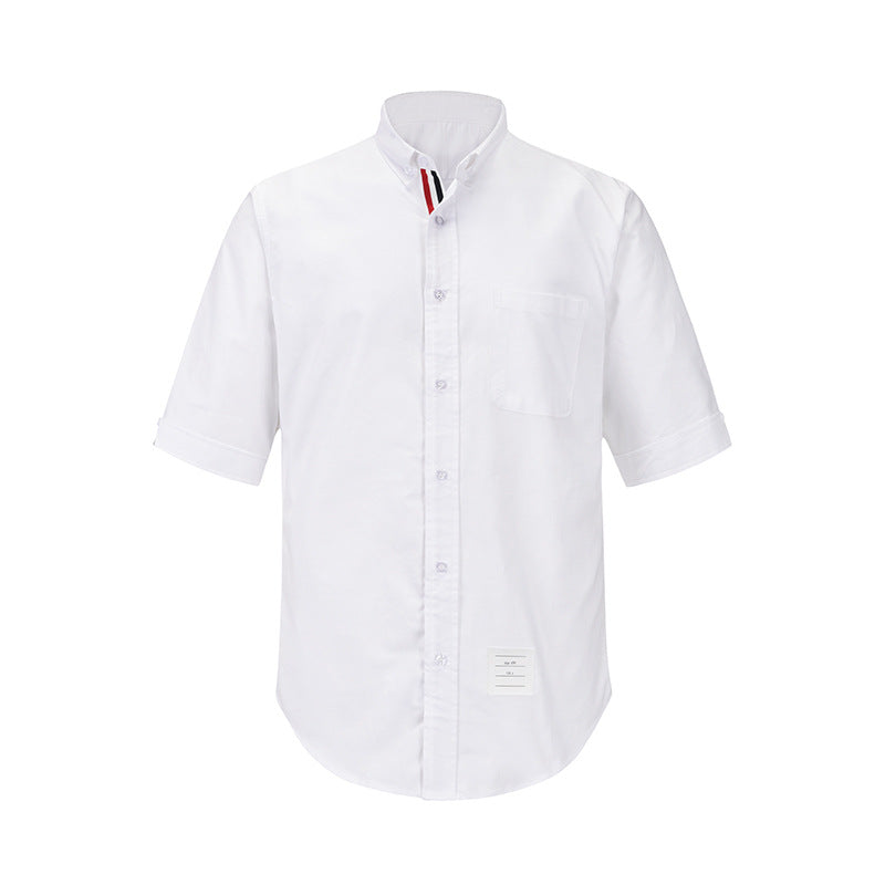 White grey and gold stripe shirt（复制） THOM TREND