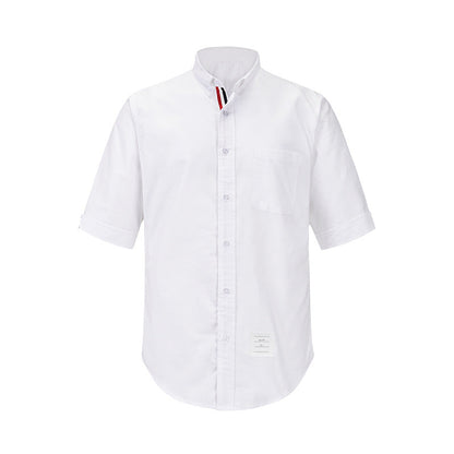 White grey and gold stripe shirt（复制） THOM TREND