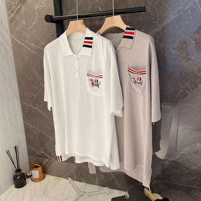 Thom Browne Ice Silk Loose POLO Shirt