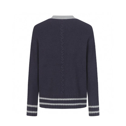 2025SS Puppy Color Striped Cardigan THOM TREND