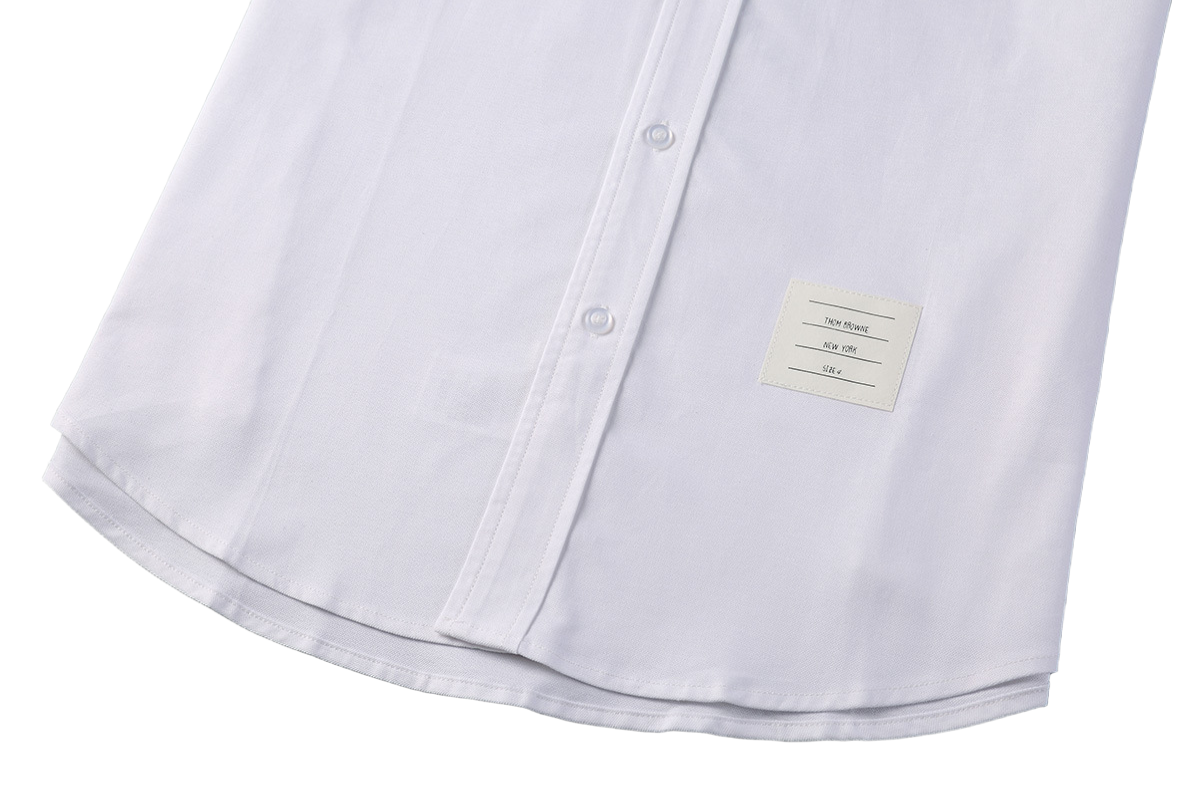 Men's striped short-sleeved shirt（复制） THOM TREND