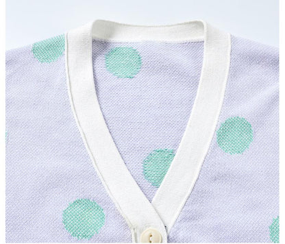 Four-Stripe Pink V-Neck Cardigan（副本） THOM TREND