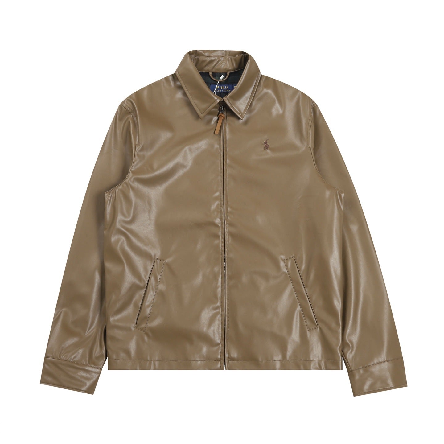 Ralph Lauren Men‘s Leather Jacket Coat