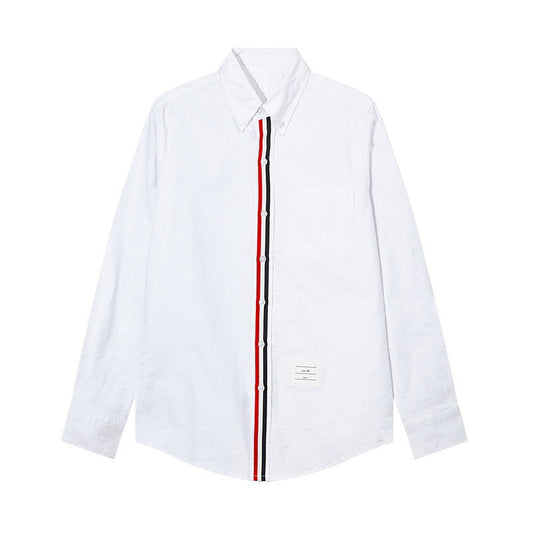 Red, White and Blue Wrap Ribbon Shirt（副本） THOM TREND