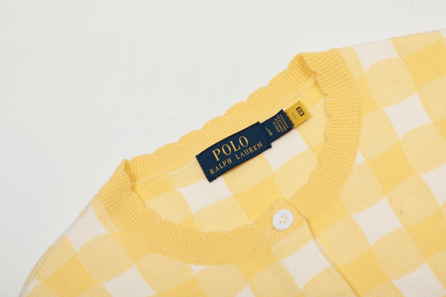 Ralph Lauren Women‘s Plaid Knit Cardigan