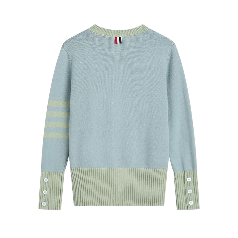 2025S Women's perforated jacket with placket THOM TREND