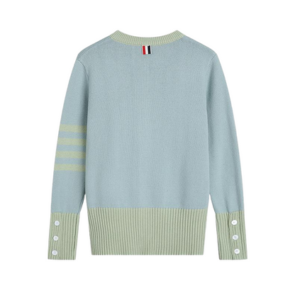 2025S Women's perforated jacket with placket THOM TREND