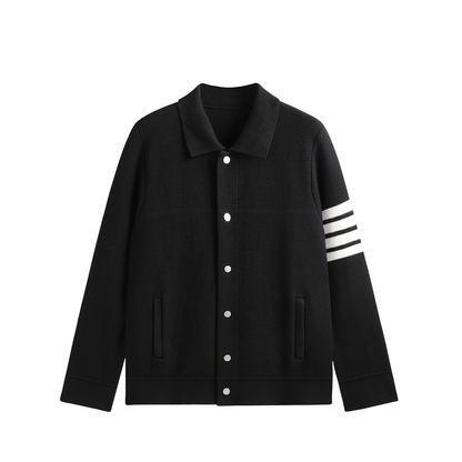 2025SS Polo collar knitted jacket THOM TREND