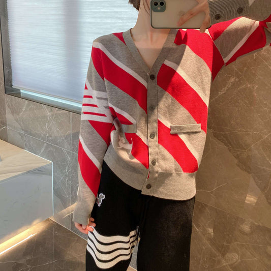 Thom Browne Puppy Lobster Wool Cardigan