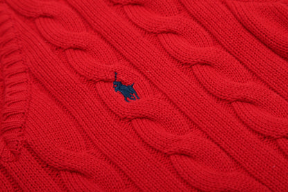 Ralph Lauren Women‘s Cable Knit Cotton Sweater