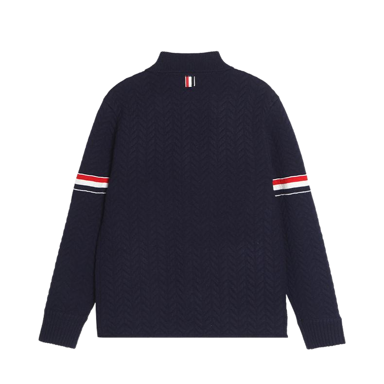 Unisex Herringbone Cardigan Jacket THOM TREND