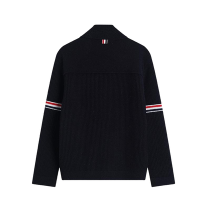 Men's double sleeve striped wool coat THOM TREND