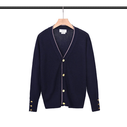 2025SS V-neck cardigan sweater THOM TREND