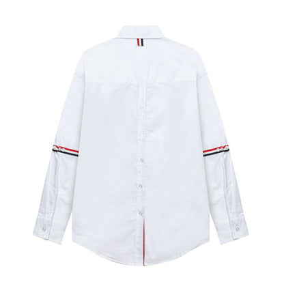 Unisex all-over embroidered shirt（副本） THOM TREND