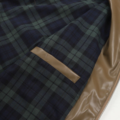 Ralph Lauren Men‘s Leather Jacket Coat