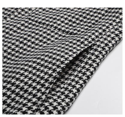 Men's Houndstooth Shirt Jacket THOM TREND
