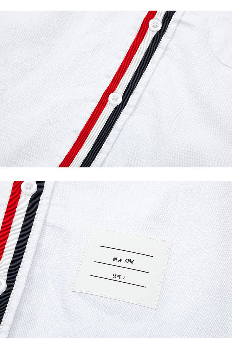 Red, White and Blue Wrap Ribbon Shirt（副本） THOM TREND