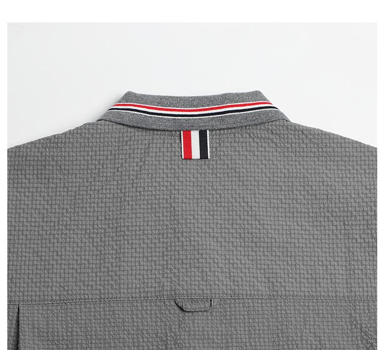 Placket ribbon shirt（副本） THOM TREND