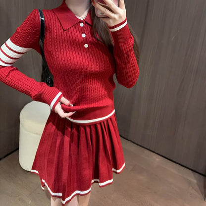 Thom Browne Preppy wool casual knit suit