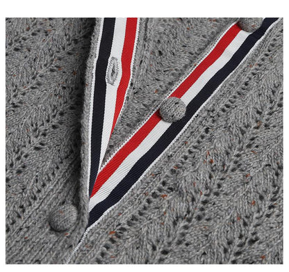 Women's hollow knit T-shirt THOM TREND