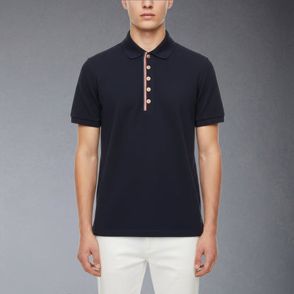 Thom Browne 2025SS  Knitted Polo T-shirt