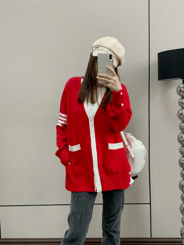 2025SS Back Dog Cardigan THOM TREND