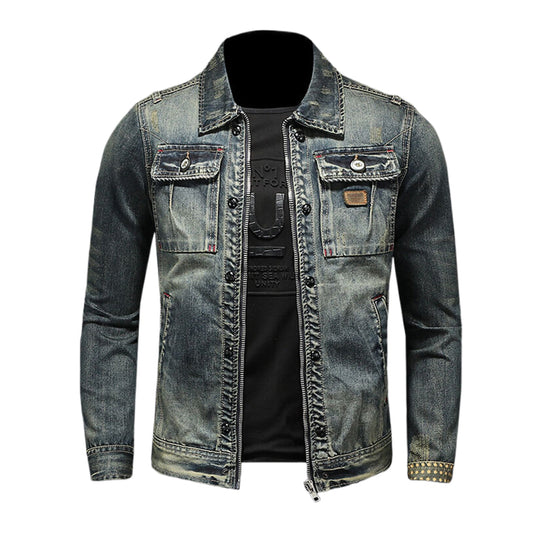New-DSQ2 25ss Distressed Denim Jacket