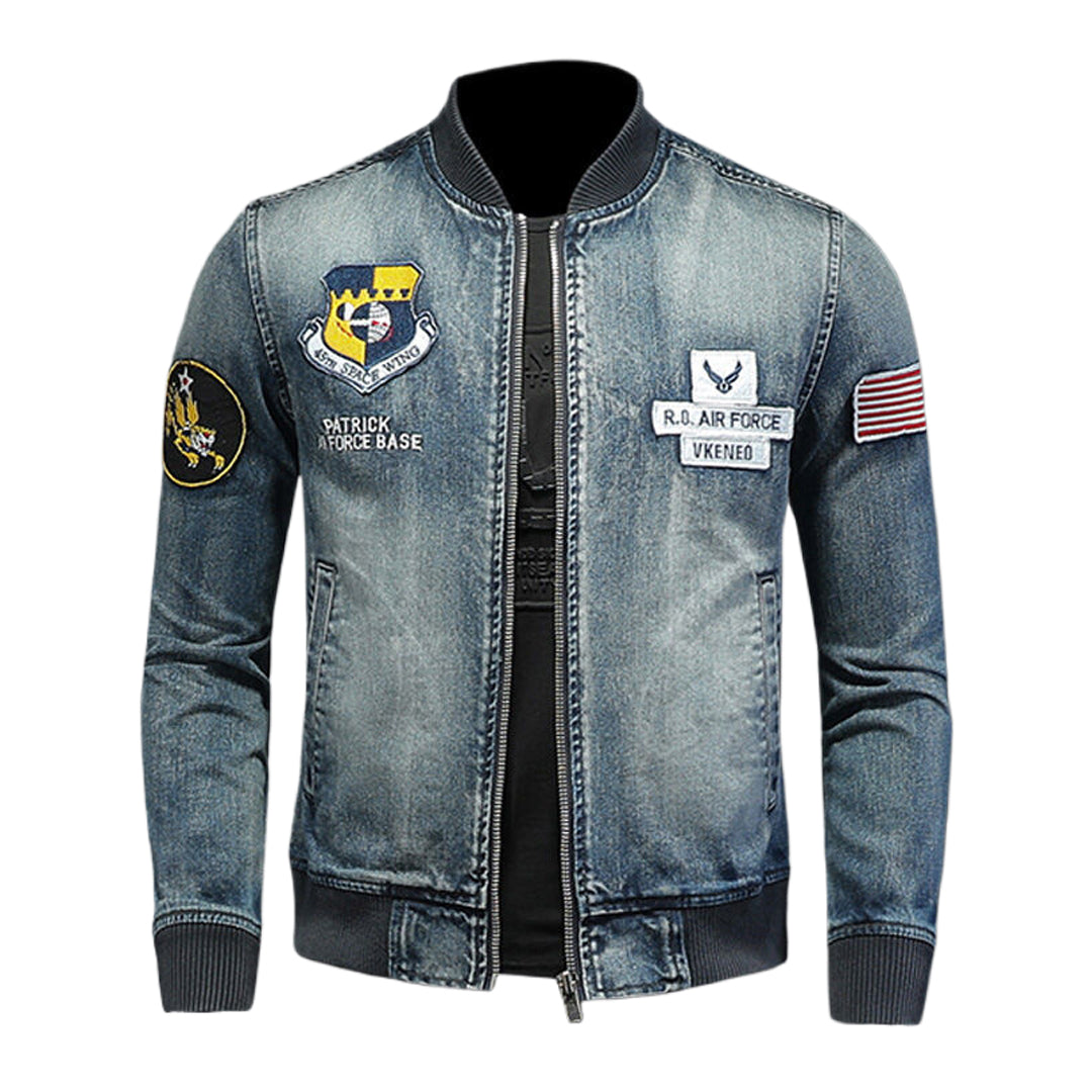 New-DSQ2 Distressed Denim Jacket