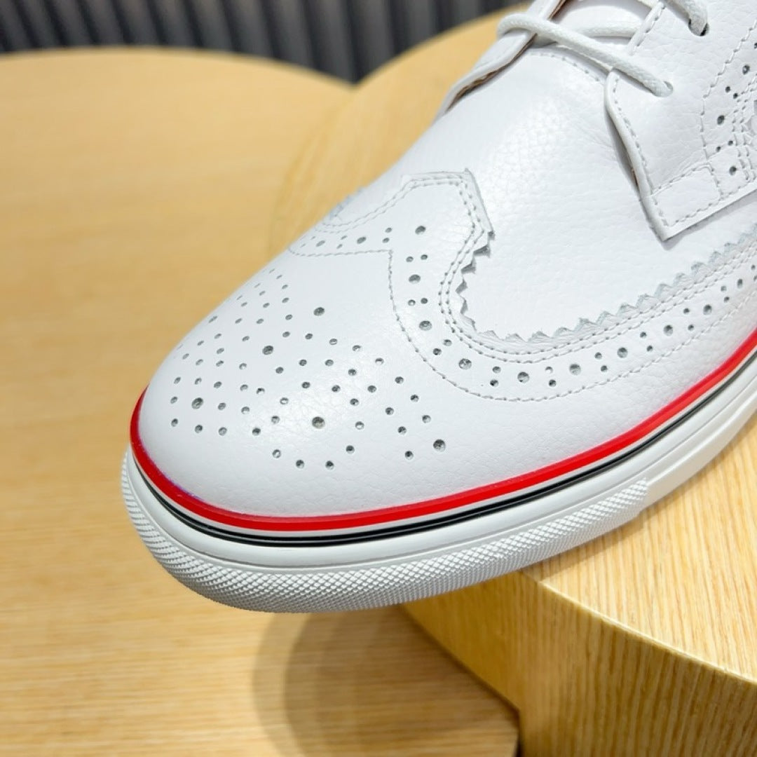 Thom Browne Men's Leather Sneakers