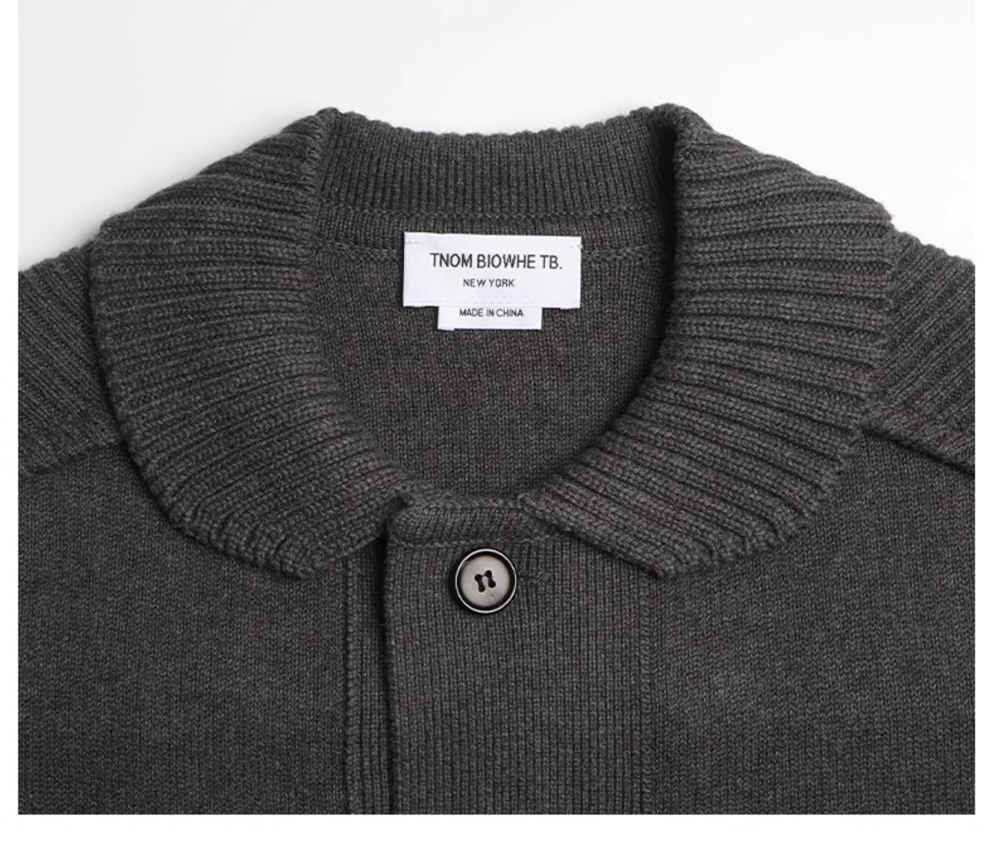 Men's four-bar lapel sweater jacket THOM TREND