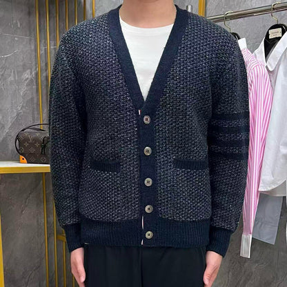 2025SS Snowflake Chunky Knit Cardigan THOM TREND