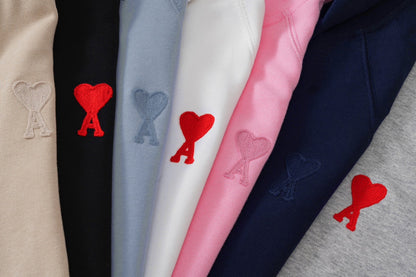 AMI Paris Heart Logo Unisex T-Shirt - Premium Cotton Tee