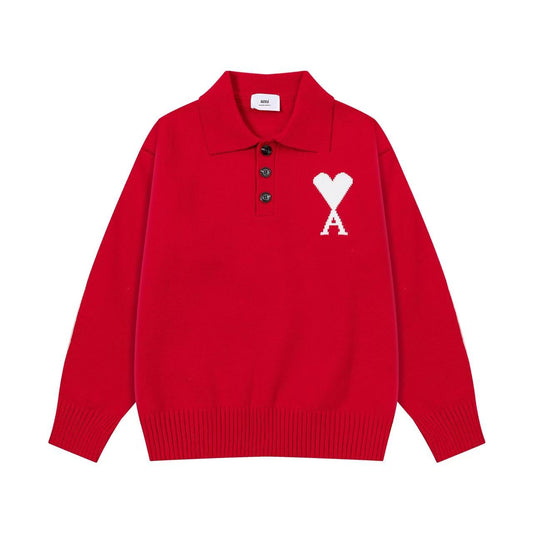 AMI PARIS  Collar Sweater