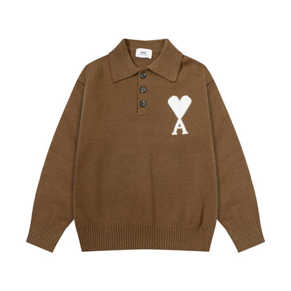 AMI PARIS  Collar Sweater