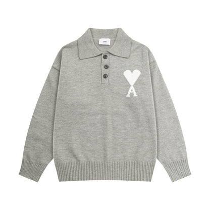 AMI PARIS  Collar Sweater