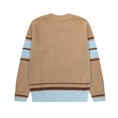 AMI PARIS Classic V-Neck Knit Sweater