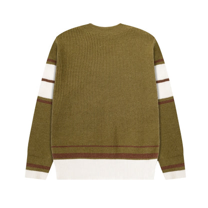 AMI PARIS Classic V-Neck Knit Sweater