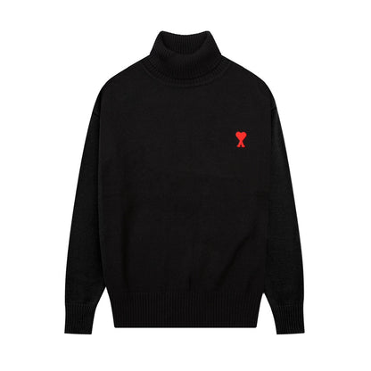 AMI PARIS   Turn Neck Sweater