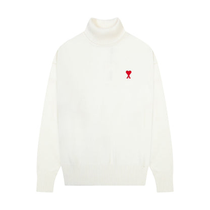 AMI PARIS   Turn Neck Sweater