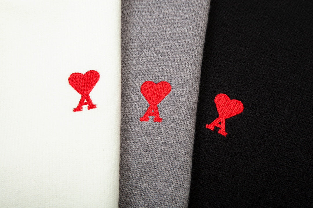 AMI PARIS   Turn Neck Sweater