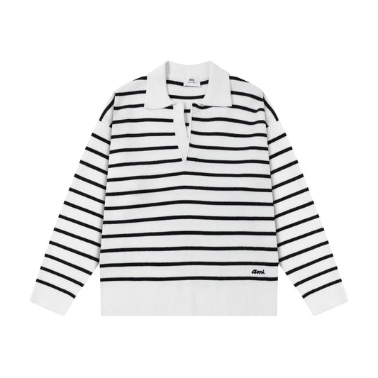 AMI Paris Neutral Tones Unisex T-Shirt - Premium Cotton Tee