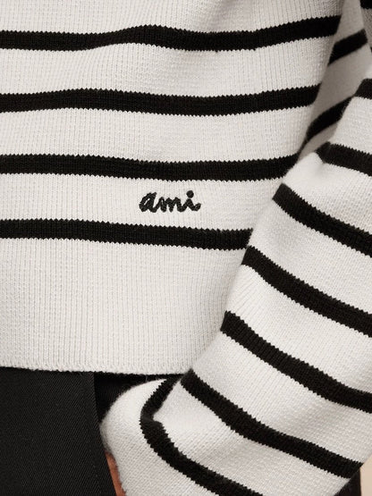 AMI Paris Neutral Tones Unisex T-Shirt - Premium Cotton Tee
