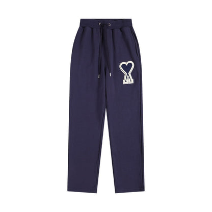 AMI PARIS Straight Leg Sweatpants
