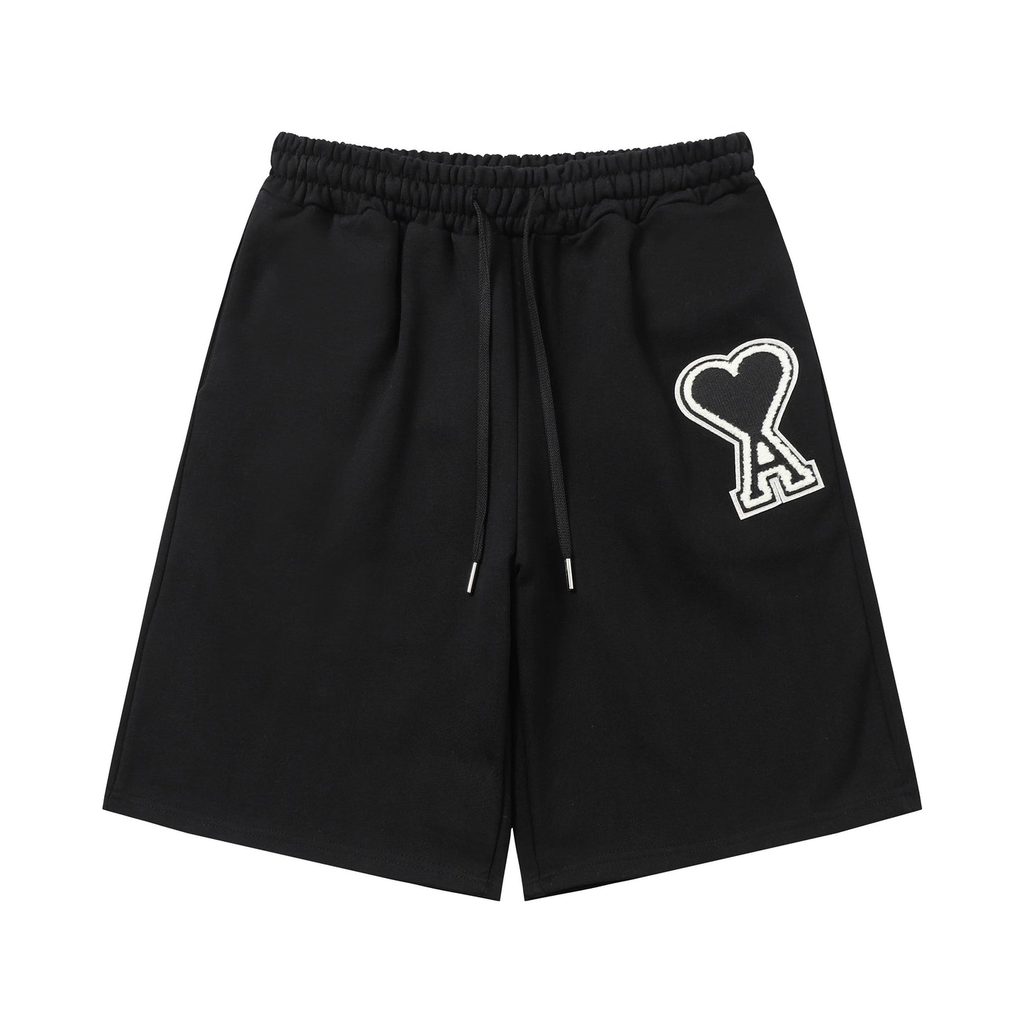 AMI PARIS Heart Logo Casual Shorts