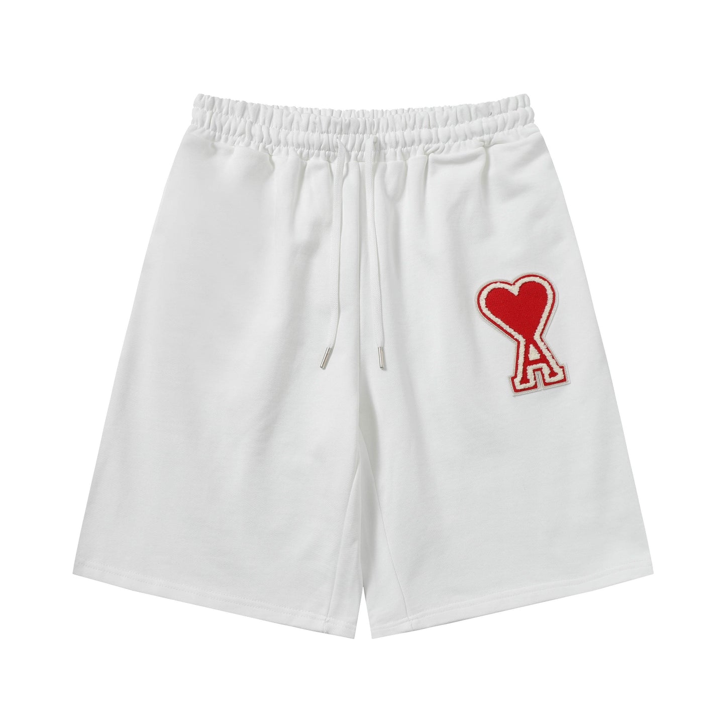AMI PARIS Heart Logo Casual Shorts