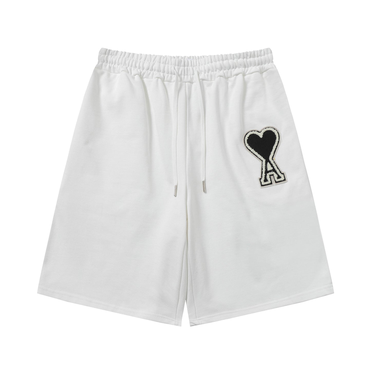 AMI PARIS Heart Logo Casual Shorts