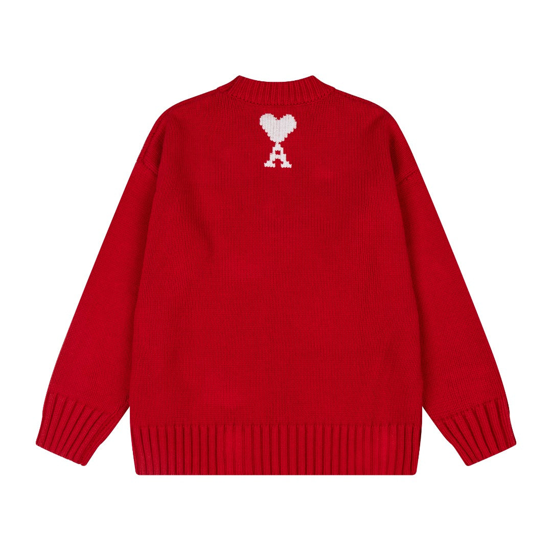 AMI PARIS Unisex Classic Knit Sweater