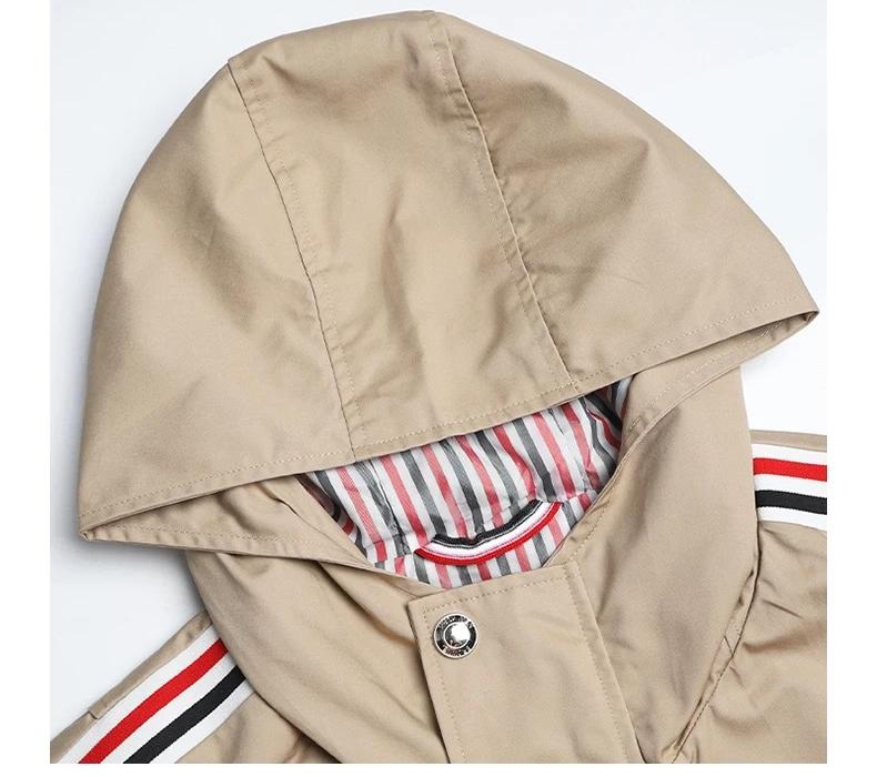 Men's windproof hooded work jacket THOM TREND