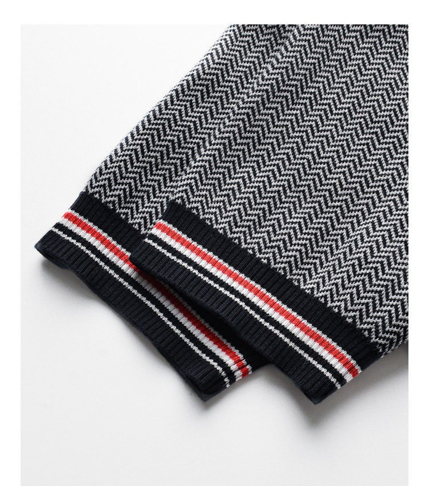 2025SS herringbone pattern T-shirt THOM TREND