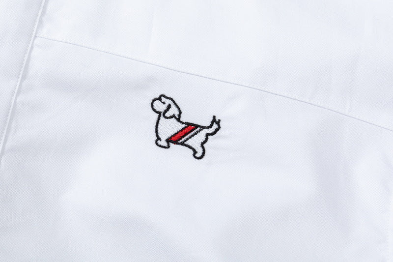 Unisex all-over embroidered shirt（副本） THOM TREND